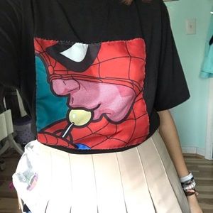 Spider-Man sucking a lollipop ;)